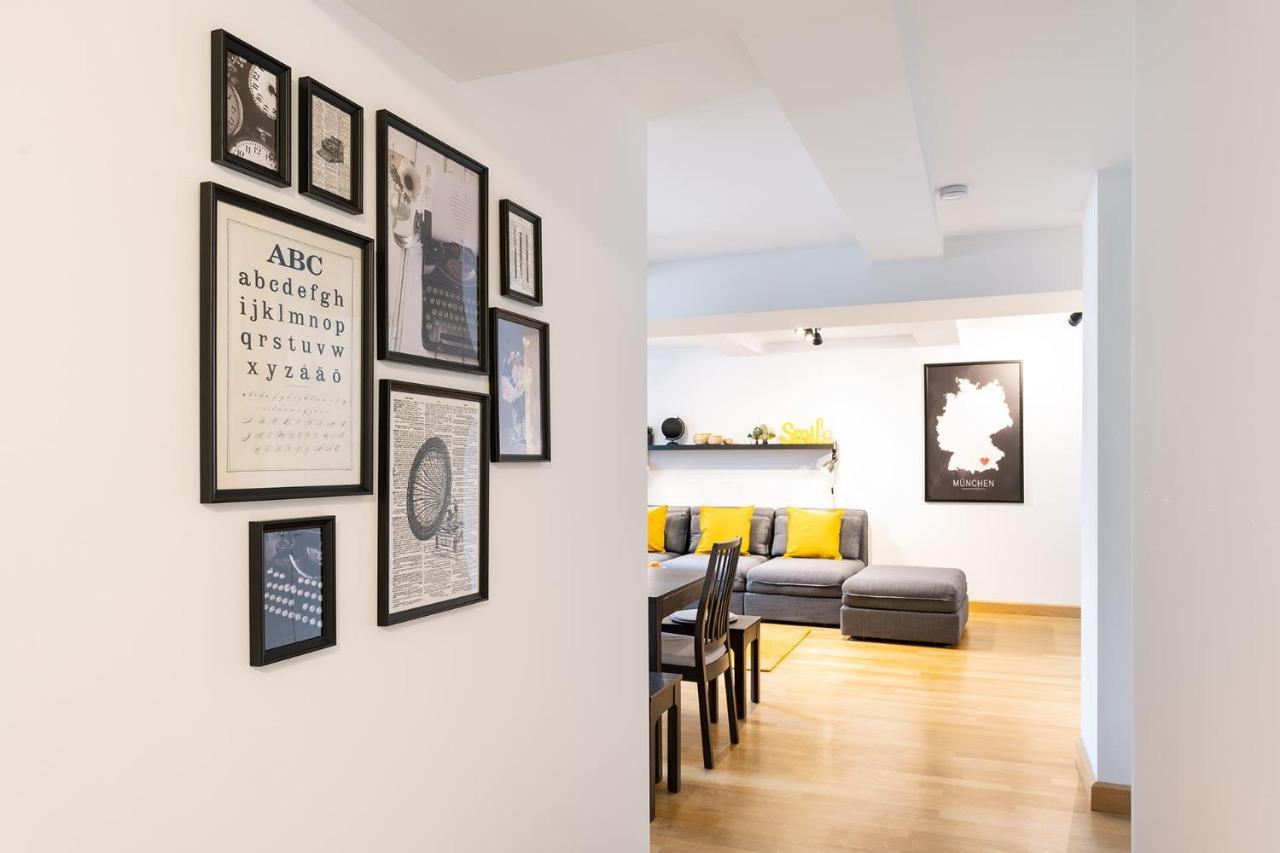 מינכן Marienplatz Apartment 2 Bedrooms Living Room Kitchen מראה חיצוני תמונה