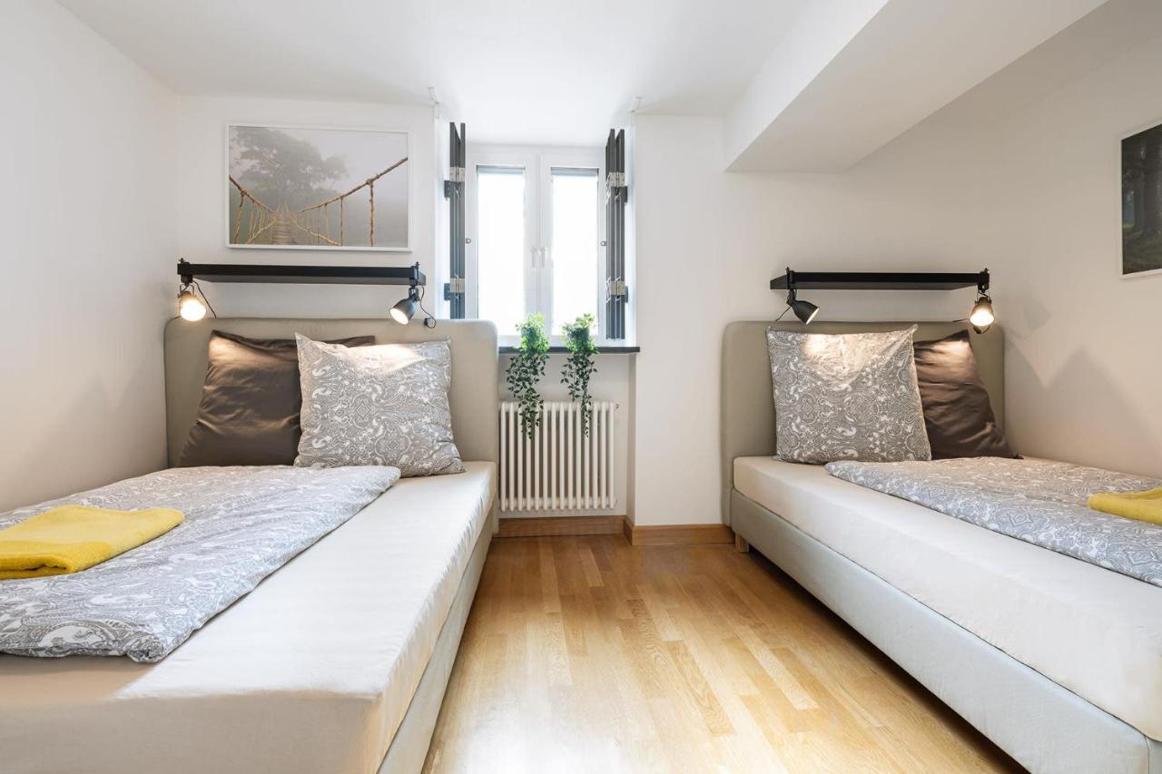 מינכן Marienplatz Apartment 2 Bedrooms Living Room Kitchen מראה חיצוני תמונה