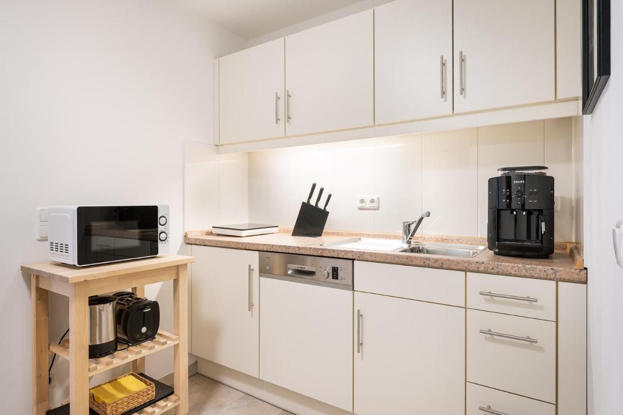 מינכן Marienplatz Apartment 2 Bedrooms Living Room Kitchen מראה חיצוני תמונה